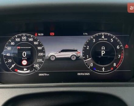 Черный Ленд Ровер Рендж Ровер Велар, объемом двигателя 2 л и пробегом 81 тыс. км за 49500 $, фото 22 на Automoto.ua