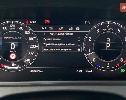 Черный Ленд Ровер Рендж Ровер Велар, объемом двигателя 2 л и пробегом 81 тыс. км за 49500 $, фото 24 на Automoto.ua