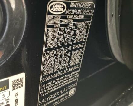 Чорний Ленд Ровер Рендж Ровер Велар, об'ємом двигуна 2 л та пробігом 29 тис. км за 44500 $, фото 43 на Automoto.ua