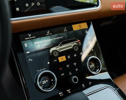 Чорний Ленд Ровер Рендж Ровер Велар, об'ємом двигуна 3 л та пробігом 46 тис. км за 59900 $, фото 29 на Automoto.ua