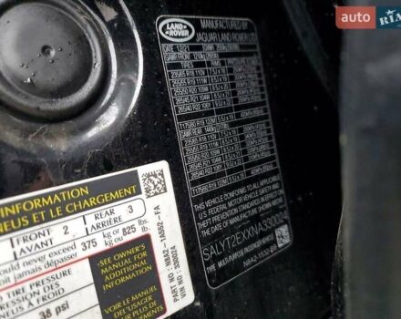 Чорний Ленд Ровер Рендж Ровер Велар, об'ємом двигуна 2 л та пробігом 88 тис. км за 14600 $, фото 11 на Automoto.ua