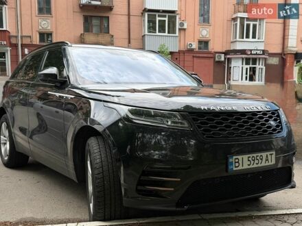 Черный Ленд Ровер Рендж Ровер Велар, объемом двигателя 2 л и пробегом 82 тыс. км за 29900 $, фото 1 на Automoto.ua
