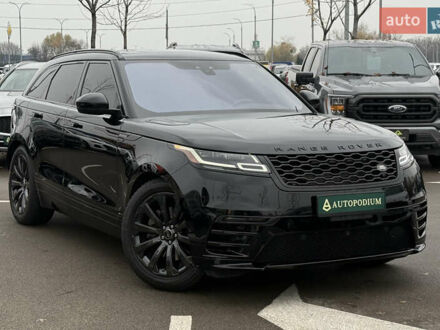 Черный Ленд Ровер Рендж Ровер Велар, объемом двигателя 3 л и пробегом 81 тыс. км за 45800 $, фото 1 на Automoto.ua