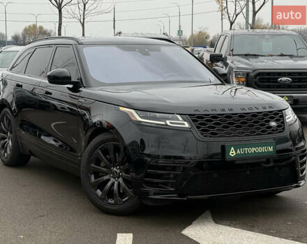 Черный Ленд Ровер Рендж Ровер Велар, объемом двигателя 3 л и пробегом 81 тыс. км за 45800 $, фото 1 на Automoto.ua