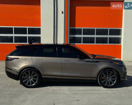 Коричневый Ленд Ровер Рендж Ровер Велар, объемом двигателя 3 л и пробегом 84 тыс. км за 39900 $, фото 1 на Automoto.ua