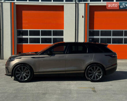 Коричневый Ленд Ровер Рендж Ровер Велар, объемом двигателя 3 л и пробегом 84 тыс. км за 39900 $, фото 3 на Automoto.ua