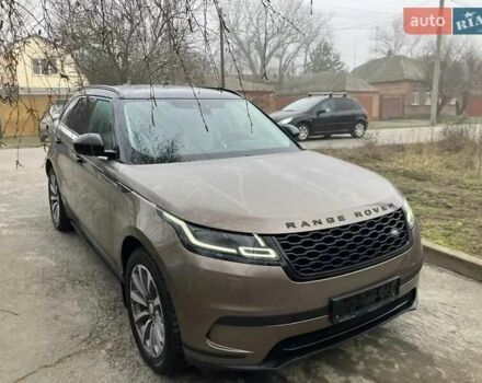 Коричневый Ленд Ровер Рендж Ровер Велар, объемом двигателя 2 л и пробегом 60 тыс. км за 42000 $, фото 1 на Automoto.ua