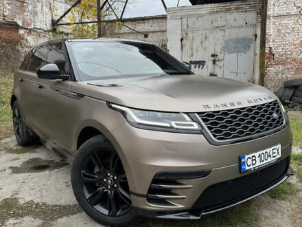 Коричневый Ленд Ровер Рендж Ровер Велар, объемом двигателя 2 л и пробегом 70 тыс. км за 40000 $, фото 1 на Automoto.ua