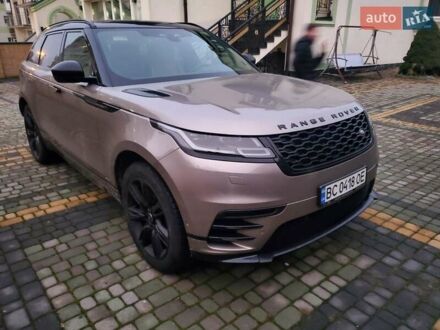 Коричневый Ленд Ровер Рендж Ровер Велар, объемом двигателя 3 л и пробегом 110 тыс. км за 59000 $, фото 1 на Automoto.ua