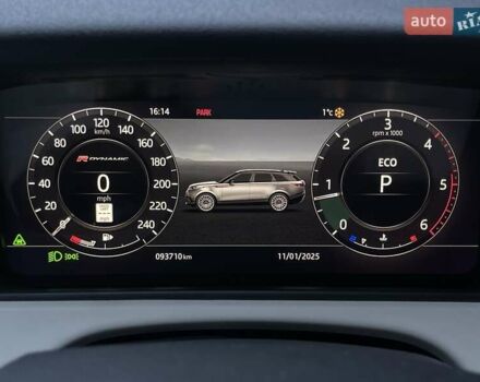 Сірий Ленд Ровер Рендж Ровер Велар, об'ємом двигуна 2 л та пробігом 93 тис. км за 43500 $, фото 24 на Automoto.ua