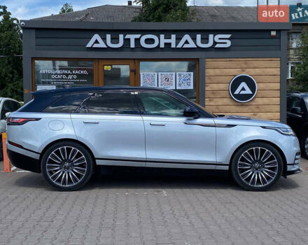 Серый Ленд Ровер Рендж Ровер Велар, объемом двигателя 2.99 л и пробегом 185 тыс. км за 39900 $, фото 3 на Automoto.ua