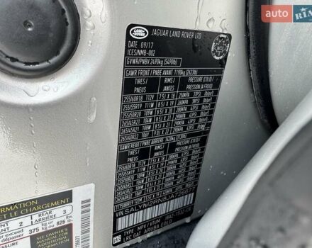 Сірий Ленд Ровер Рендж Ровер Велар, об'ємом двигуна 2 л та пробігом 137 тис. км за 33500 $, фото 39 на Automoto.ua