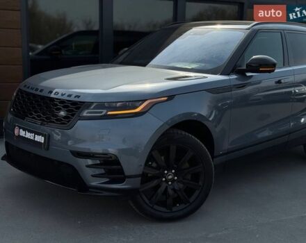 Серый Ленд Ровер Рендж Ровер Велар, объемом двигателя 3 л и пробегом 242 тыс. км за 25999 $, фото 2 на Automoto.ua