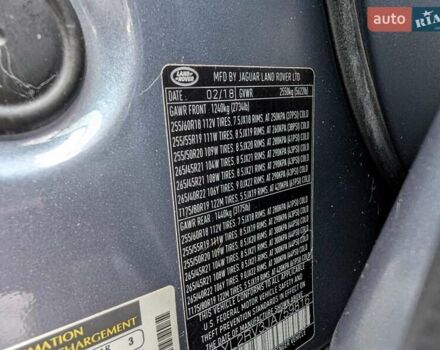Серый Ленд Ровер Рендж Ровер Велар, объемом двигателя 3 л и пробегом 242 тыс. км за 29999 $, фото 57 на Automoto.ua