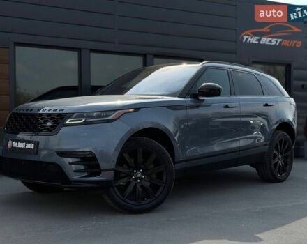 Серый Ленд Ровер Рендж Ровер Велар, объемом двигателя 3 л и пробегом 242 тыс. км за 25999 $, фото 1 на Automoto.ua