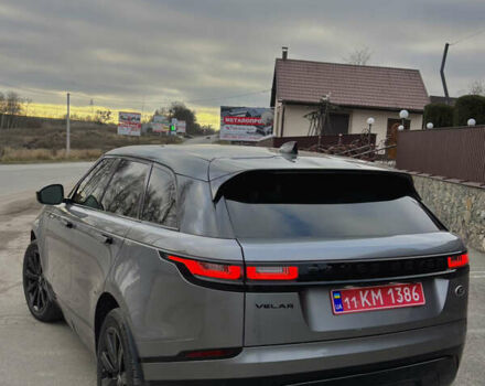 Серый Ленд Ровер Рендж Ровер Велар, объемом двигателя 2 л и пробегом 96 тыс. км за 38400 $, фото 5 на Automoto.ua