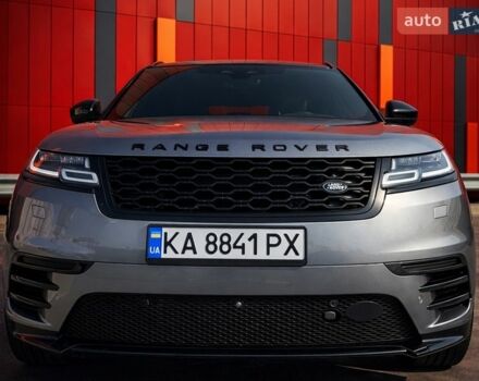 Серый Ленд Ровер Рендж Ровер Велар, объемом двигателя 3 л и пробегом 77 тыс. км за 45500 $, фото 1 на Automoto.ua
