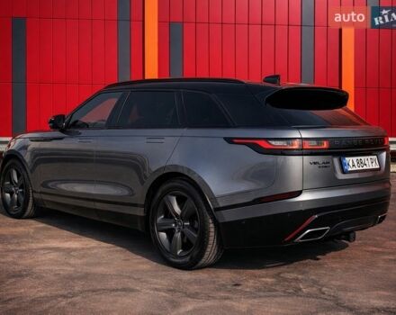 Серый Ленд Ровер Рендж Ровер Велар, объемом двигателя 3 л и пробегом 77 тыс. км за 45500 $, фото 7 на Automoto.ua