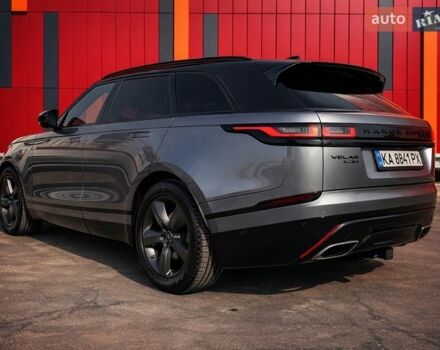 Серый Ленд Ровер Рендж Ровер Велар, объемом двигателя 3 л и пробегом 77 тыс. км за 45500 $, фото 6 на Automoto.ua