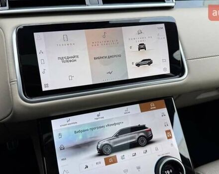 Серый Ленд Ровер Рендж Ровер Велар, объемом двигателя 2 л и пробегом 129 тыс. км за 53990 $, фото 24 на Automoto.ua