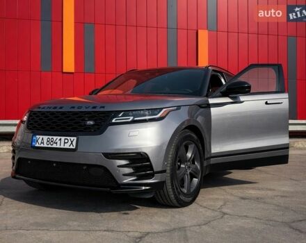 Серый Ленд Ровер Рендж Ровер Велар, объемом двигателя 3 л и пробегом 77 тыс. км за 45500 $, фото 3 на Automoto.ua
