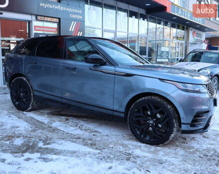 Синий Ленд Ровер Рендж Ровер Велар, объемом двигателя 2 л и пробегом 128 тыс. км за 31900 $, фото 7 на Automoto.ua