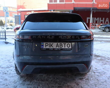 Синий Ленд Ровер Рендж Ровер Велар, объемом двигателя 2 л и пробегом 128 тыс. км за 31900 $, фото 6 на Automoto.ua