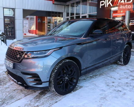 Синий Ленд Ровер Рендж Ровер Велар, объемом двигателя 2 л и пробегом 128 тыс. км за 31900 $, фото 1 на Automoto.ua