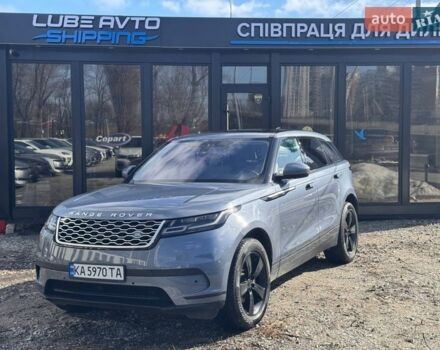 Синий Ленд Ровер Рендж Ровер Велар, объемом двигателя 2 л и пробегом 103 тыс. км за 37700 $, фото 1 на Automoto.ua