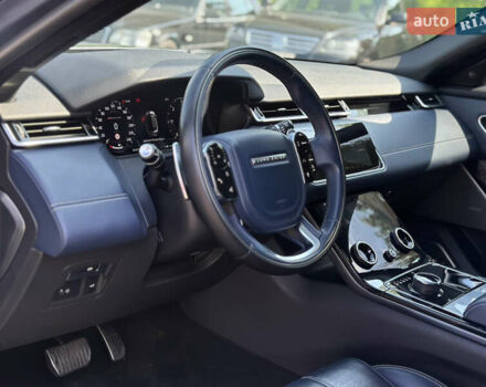 Синий Ленд Ровер Рендж Ровер Велар, объемом двигателя 2 л и пробегом 91 тыс. км за 38000 $, фото 7 на Automoto.ua