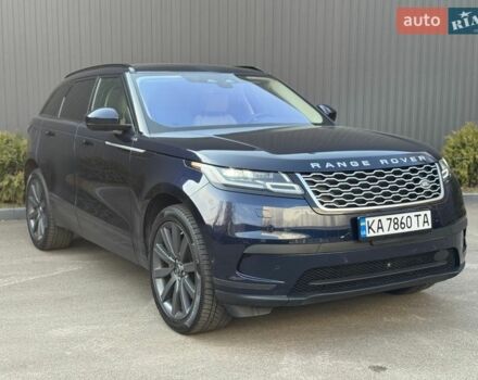 Синий Ленд Ровер Рендж Ровер Велар, объемом двигателя 2 л и пробегом 99 тыс. км за 52800 $, фото 3 на Automoto.ua