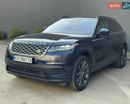 Синий Ленд Ровер Рендж Ровер Велар, объемом двигателя 2 л и пробегом 99 тыс. км за 52800 $, фото 1 на Automoto.ua