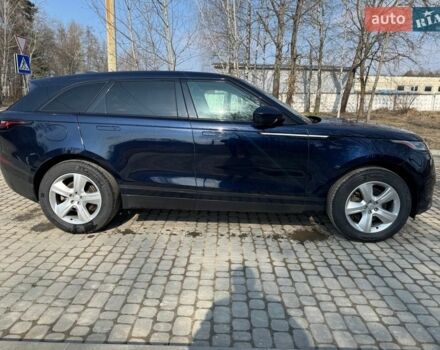 Синий Ленд Ровер Рендж Ровер Велар, объемом двигателя 2 л и пробегом 103 тыс. км за 36500 $, фото 1 на Automoto.ua