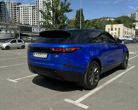 Синий Ленд Ровер Рендж Ровер Велар, объемом двигателя 2 л и пробегом 25 тыс. км за 63000 $, фото 3 на Automoto.ua