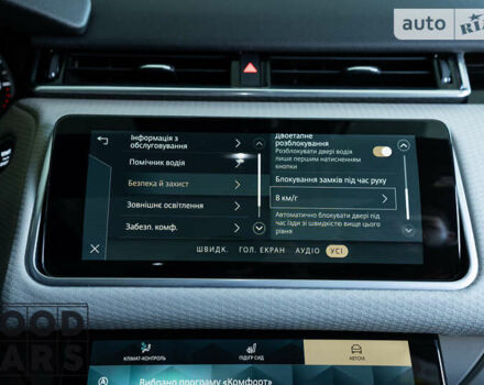 Синий Ленд Ровер Рендж Ровер Велар, объемом двигателя 2 л и пробегом 4 тыс. км за 81000 $, фото 77 на Automoto.ua