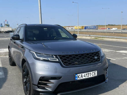 Синий Ленд Ровер Рендж Ровер Велар, объемом двигателя 2 л и пробегом 102 тыс. км за 45000 $, фото 1 на Automoto.ua