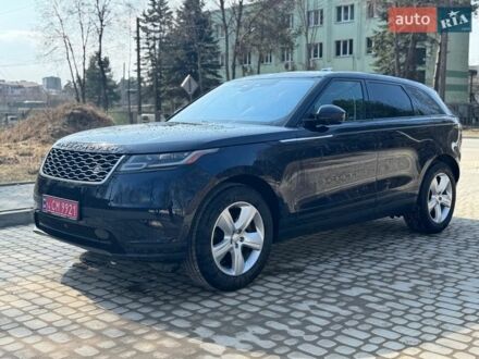 Синий Ленд Ровер Рендж Ровер Велар, объемом двигателя 2 л и пробегом 103 тыс. км за 36500 $, фото 1 на Automoto.ua