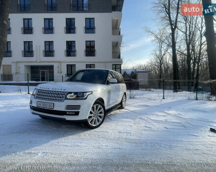 Белый Ленд Ровер Рендж Ровер, объемом двигателя 4.37 л и пробегом 91 тыс. км за 49000 $, фото 1 на Automoto.ua