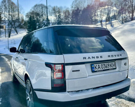 Белый Ленд Ровер Рендж Ровер, объемом двигателя 5 л и пробегом 190 тыс. км за 29000 $, фото 12 на Automoto.ua