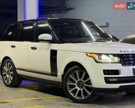 Белый Ленд Ровер Рендж Ровер, объемом двигателя 4.37 л и пробегом 240 тыс. км за 31000 $, фото 2 на Automoto.ua