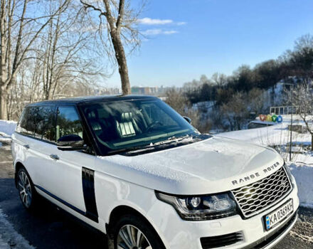 Белый Ленд Ровер Рендж Ровер, объемом двигателя 5 л и пробегом 190 тыс. км за 29000 $, фото 1 на Automoto.ua