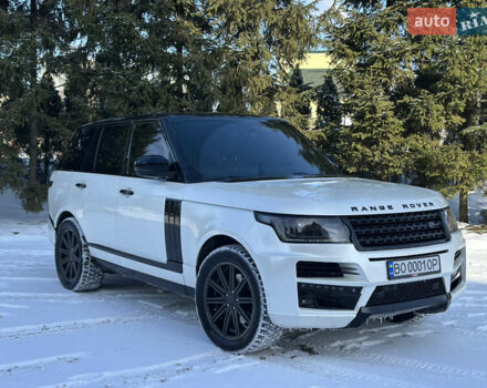 Белый Ленд Ровер Рендж Ровер, объемом двигателя 3 л и пробегом 201 тыс. км за 27900 $, фото 1 на Automoto.ua