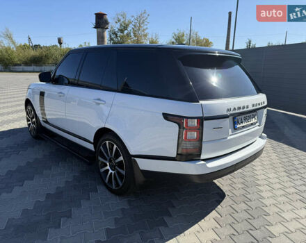 Белый Ленд Ровер Рендж Ровер, объемом двигателя 4.37 л и пробегом 215 тыс. км за 39000 $, фото 3 на Automoto.ua