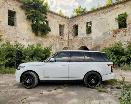 Белый Ленд Ровер Рендж Ровер, объемом двигателя 4.37 л и пробегом 80 тыс. км за 45000 $, фото 4 на Automoto.ua