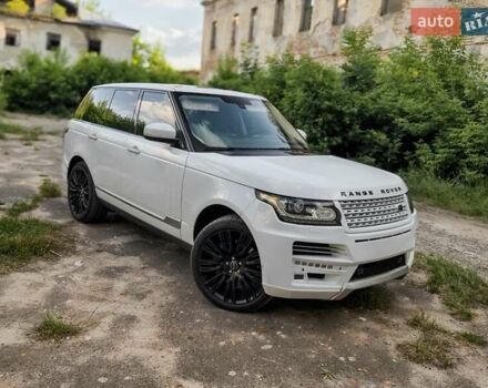 Белый Ленд Ровер Рендж Ровер, объемом двигателя 4.37 л и пробегом 80 тыс. км за 45000 $, фото 1 на Automoto.ua
