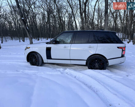 Белый Ленд Ровер Рендж Ровер, объемом двигателя 3 л и пробегом 73 тыс. км за 55000 $, фото 11 на Automoto.ua