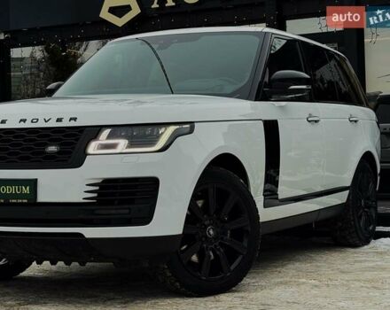 Белый Ленд Ровер Рендж Ровер, объемом двигателя 4.37 л и пробегом 105 тыс. км за 64999 $, фото 5 на Automoto.ua