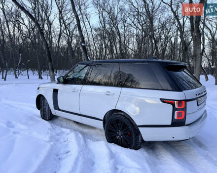 Белый Ленд Ровер Рендж Ровер, объемом двигателя 3 л и пробегом 73 тыс. км за 55000 $, фото 8 на Automoto.ua