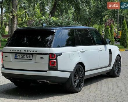Белый Ленд Ровер Рендж Ровер, объемом двигателя 5 л и пробегом 40 тыс. км за 95000 $, фото 3 на Automoto.ua