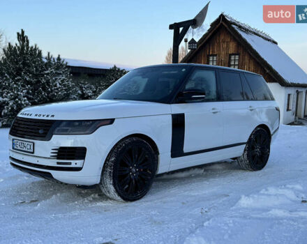 Белый Ленд Ровер Рендж Ровер, объемом двигателя 3 л и пробегом 74 тыс. км за 56000 $, фото 1 на Automoto.ua